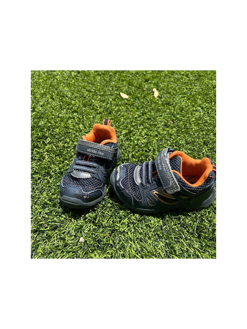 Stride Rite Made2Play sneakers navy blue mesh size 6.5M